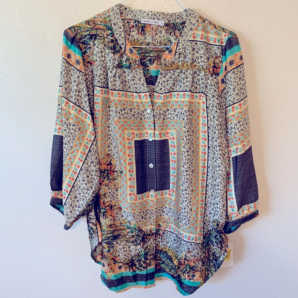 Figueroa & Flower Women’s Button Up Blouse